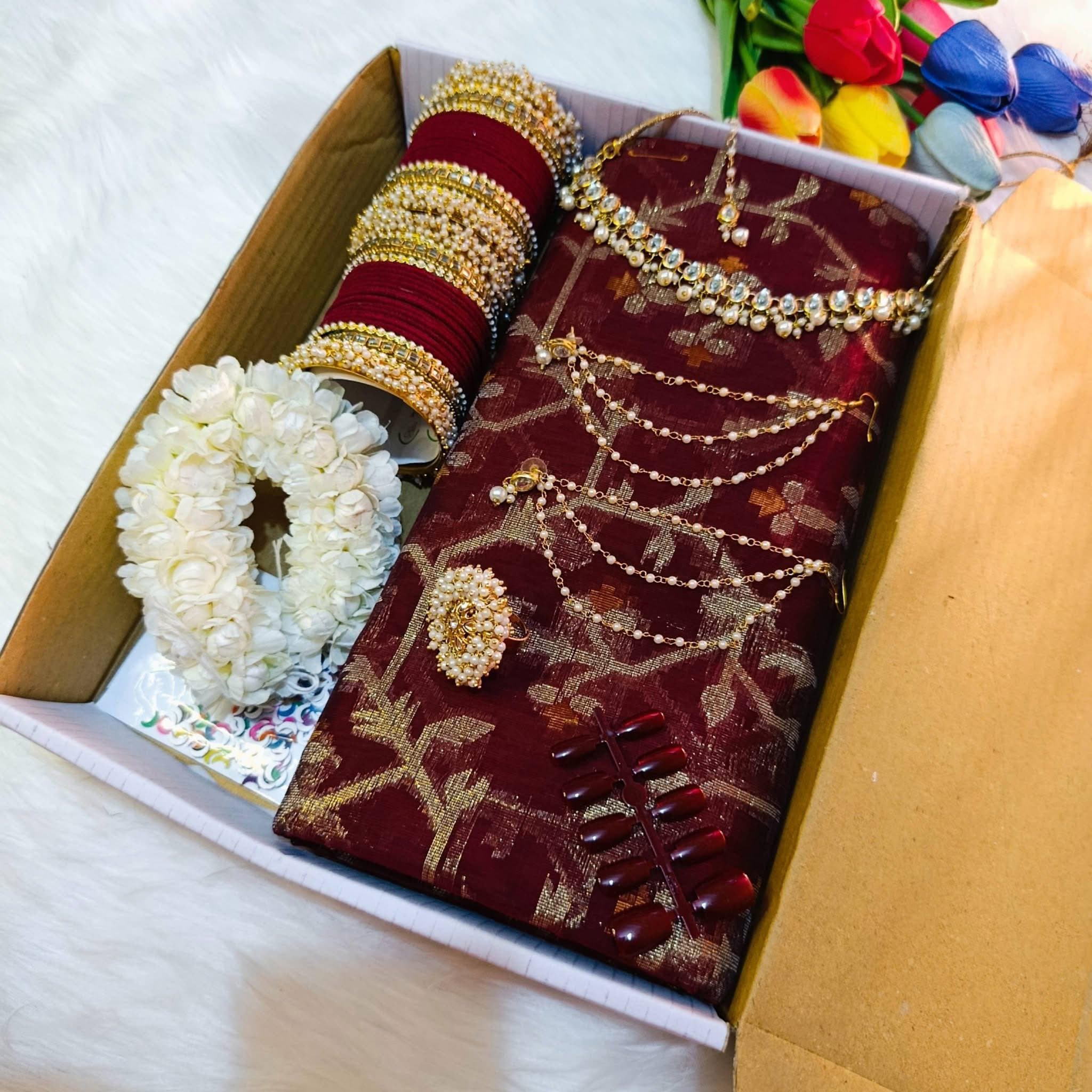 💖 প্রিমিয়াম সাজ কম্বো প্যাকেজ 💖 একটি প্যাকেজেই সম্পূর্ণ সাজের সব প্রয়োজনীয় অনুষঙ্গ।  thumbnail 5