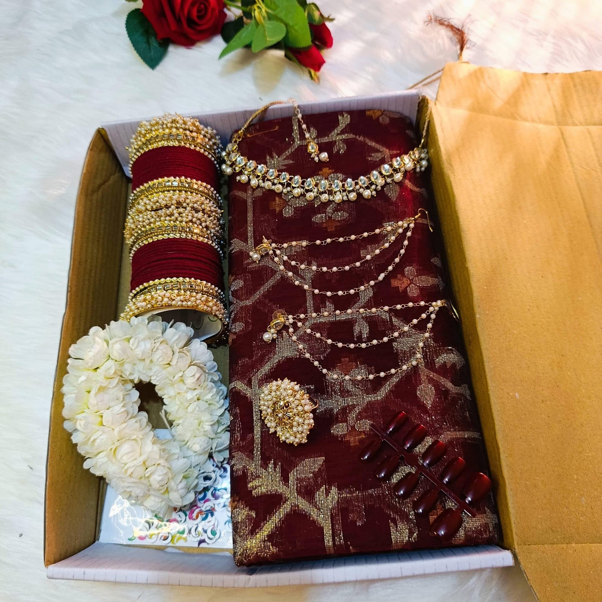 💖 প্রিমিয়াম সাজ কম্বো প্যাকেজ 💖 একটি প্যাকেজেই সম্পূর্ণ সাজের সব প্রয়োজনীয় অনুষঙ্গ।  thumbnail 1