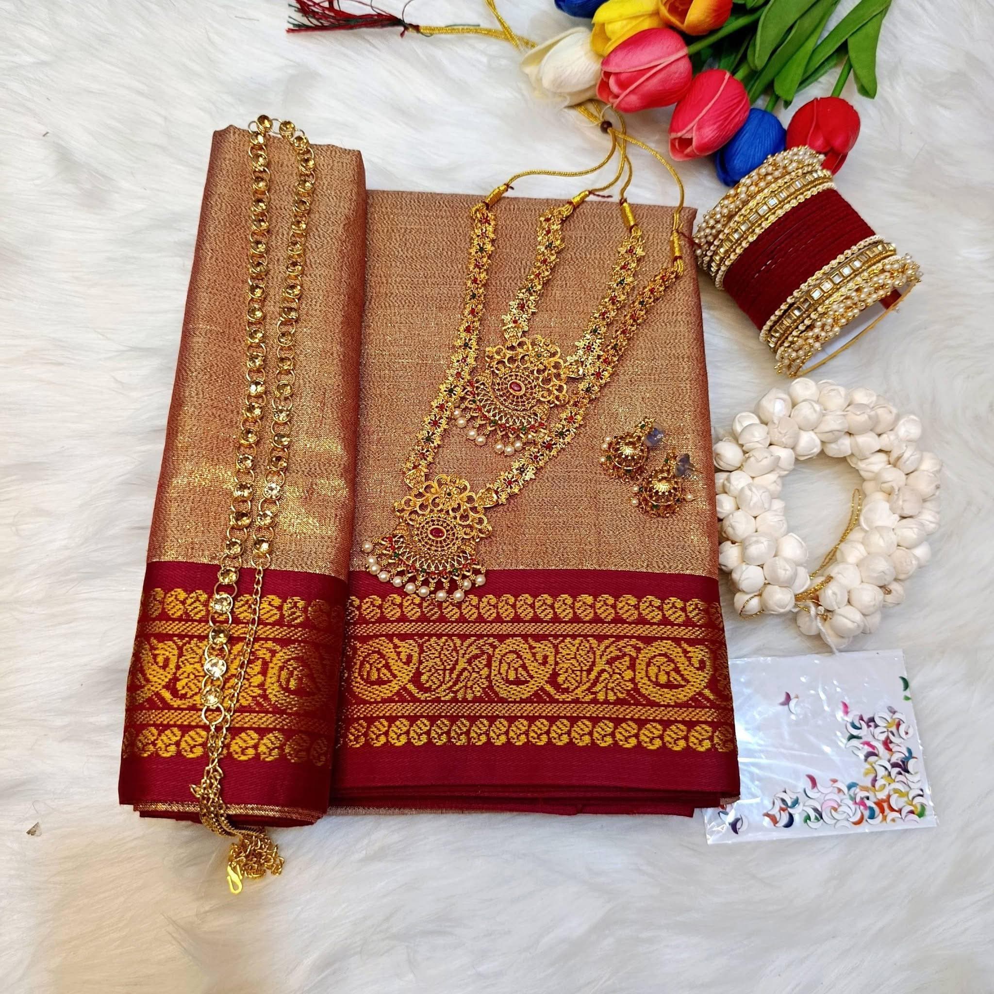 💖 প্রিমিয়াম সাজ কম্বো প্যাকেজ 💖 একটি প্যাকেজেই সম্পূর্ণ সাজের সব প্রয়োজনীয় অনুষঙ্গ। 💖 thumbnail 4