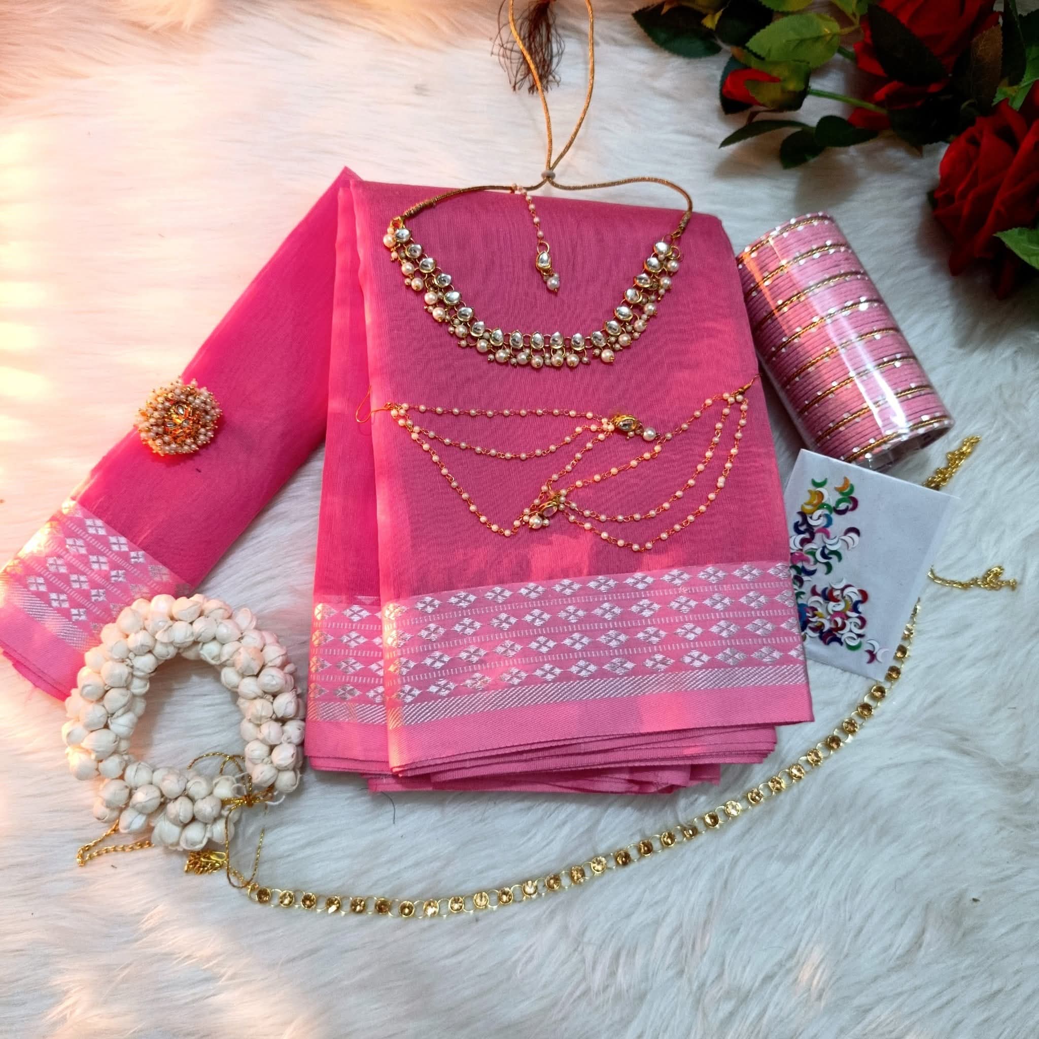 💖 গোলাপী রানী প্রিমিয়াম সাজ কম্বো প্যাকেজ 💖 thumbnail 3