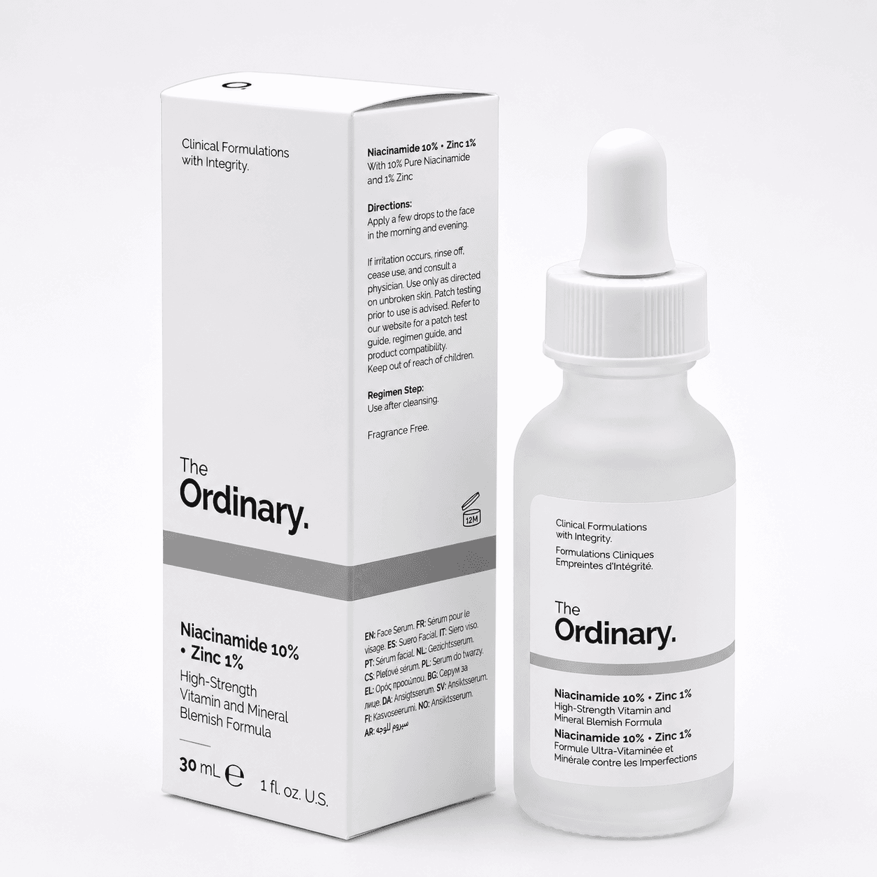 Niacinamide 10% + Zinc 1%-30 M.L (Double Layer Labelling)
The Ordinary quantity thumbnail 1