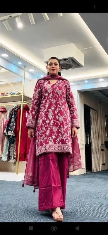 👗 ডিজিটাল প্রিন্টেড প্রিমিয়াম ৩ পিস কালেকশন 👗 thumbnail 3