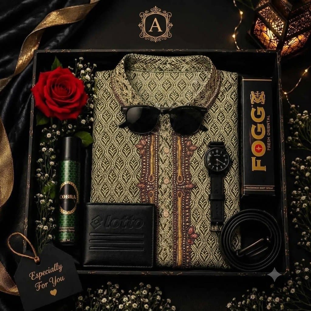 🎁 প্রিমিয়াম পাঞ্জাবি গিফট বক্স 🎁