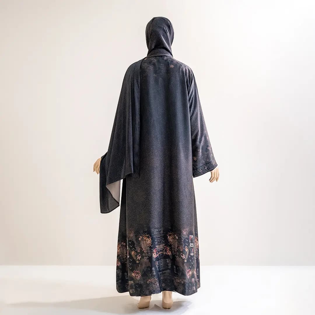 Premium Coffee Color Burqa by Arabian thumbnail 3