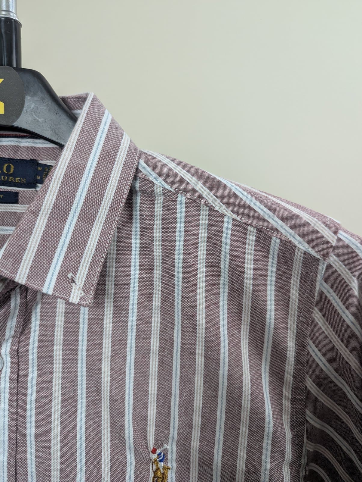 Old Money Striped Shirt Pookie Color | Slim Fit thumbnail 2