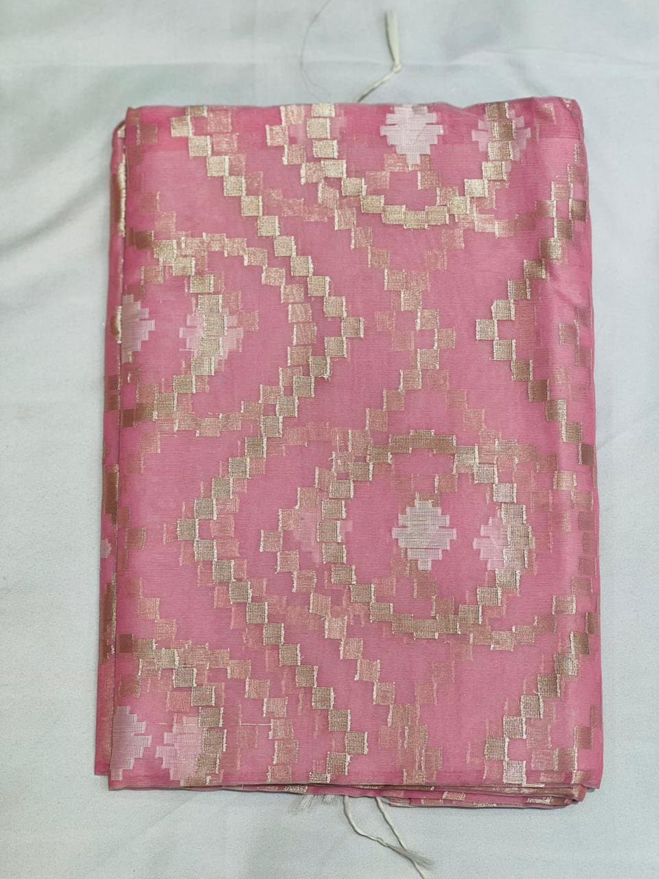 Elegant Indian Jamdani Saree thumbnail 4