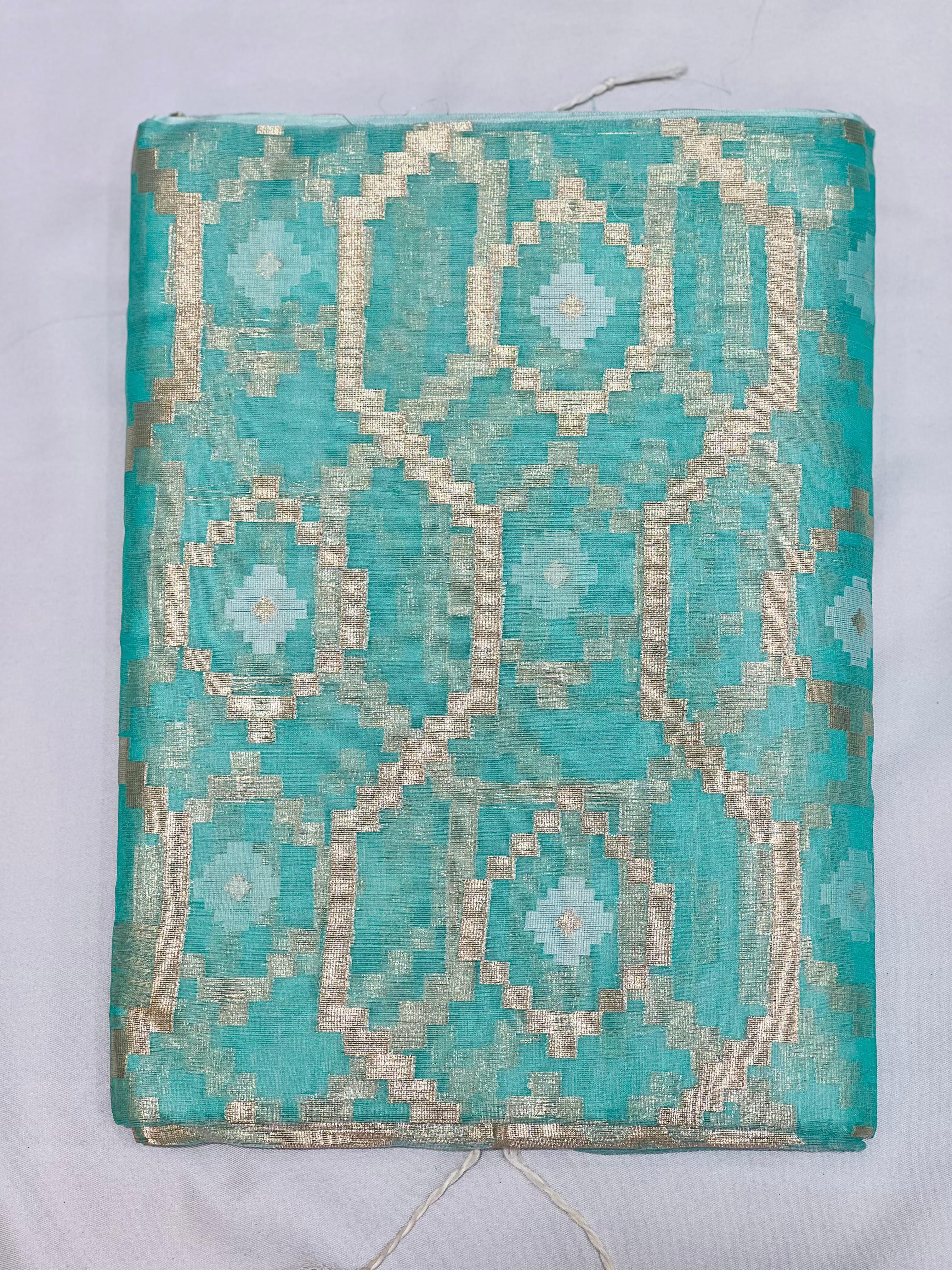 Elegant Indian Jamdani Saree thumbnail 6