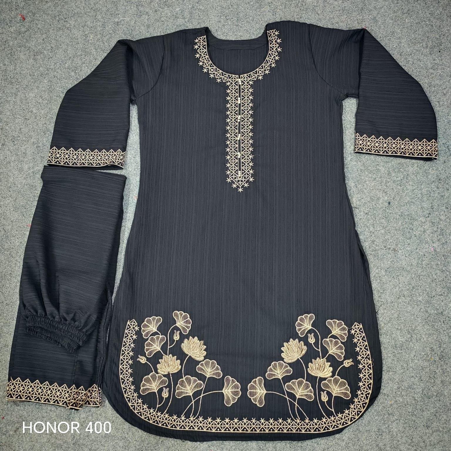 Indian Popcorn Embroidered Two-Piece Set for Women thumbnail 2