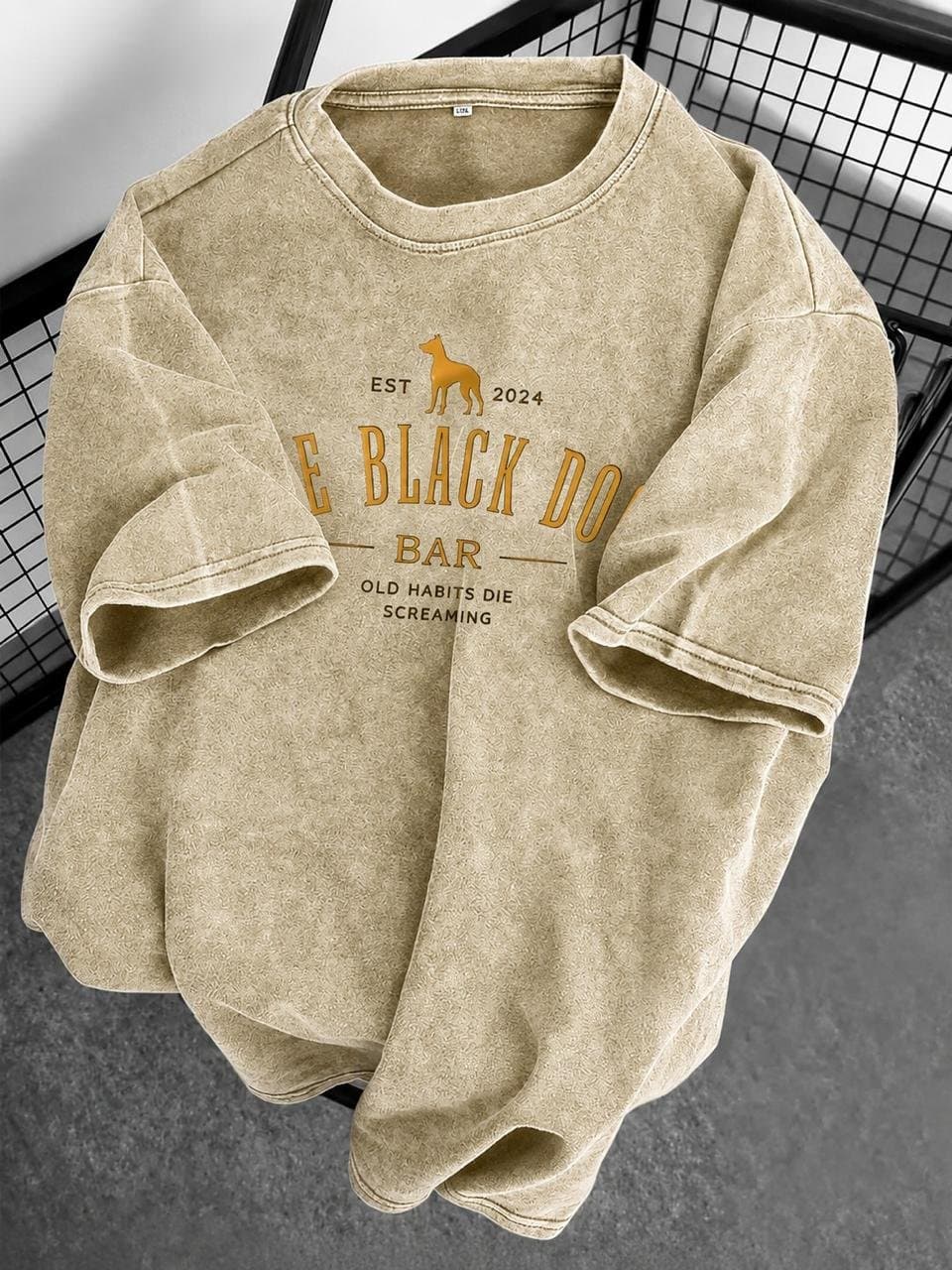 Premium Acid Wash Drop Shoulder TShirt thumbnail 3