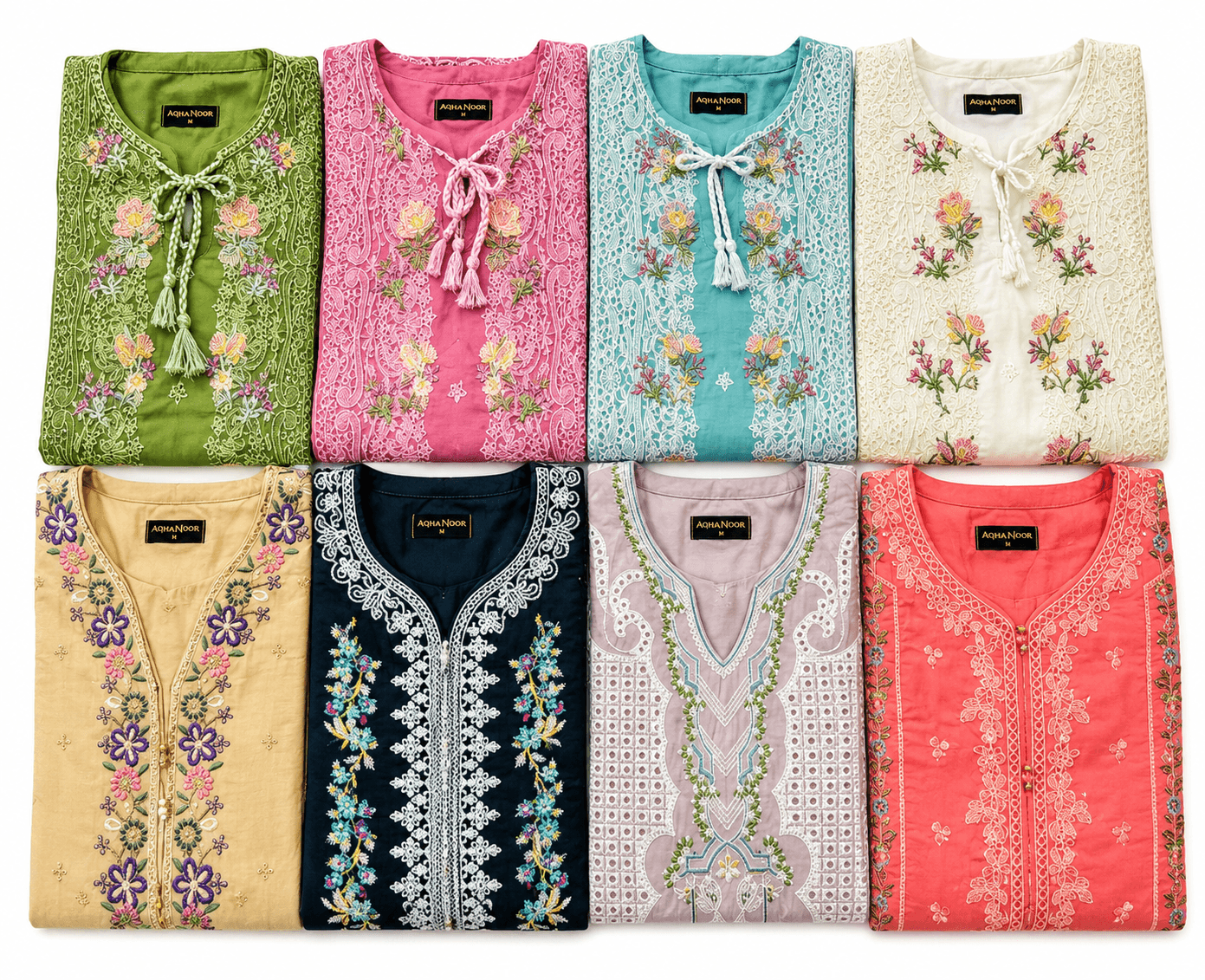 Ready Cotton Embroidered Three-Piece thumbnail 1