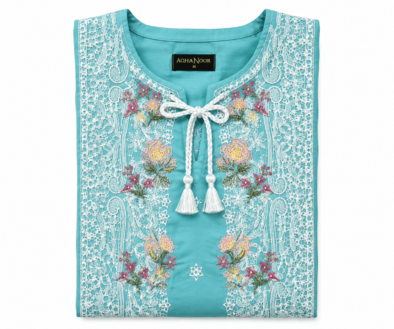 Ready Cotton Embroidered Three-Piece thumbnail 4