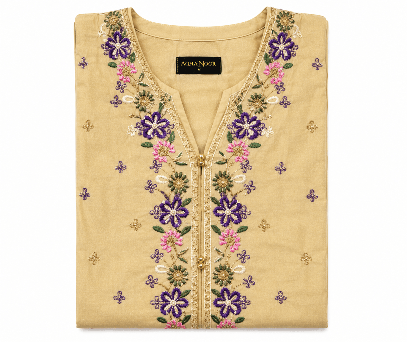 Ready Cotton Embroidered Three-Piece thumbnail 6