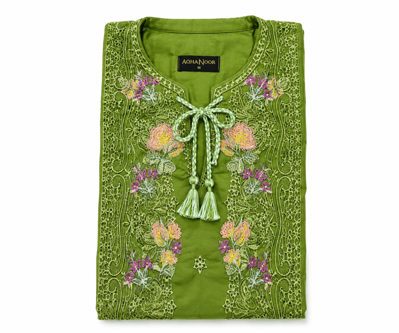 Ready Cotton Embroidered Three-Piece thumbnail 8