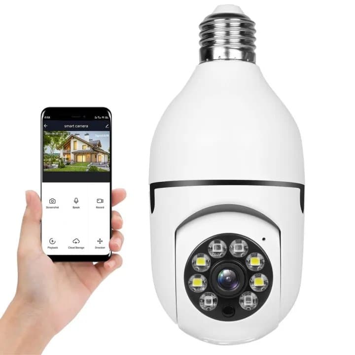 Wifi Wireless Light Bulb Camera thumbnail 1