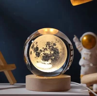 Crystal Galaxy Moon Ball thumbnail 3