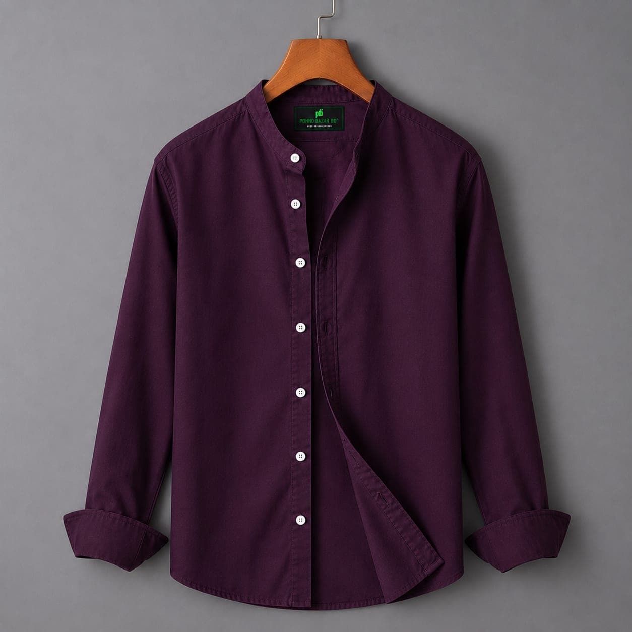 Premium Oxford Cotton Solid Shirt thumbnail 1