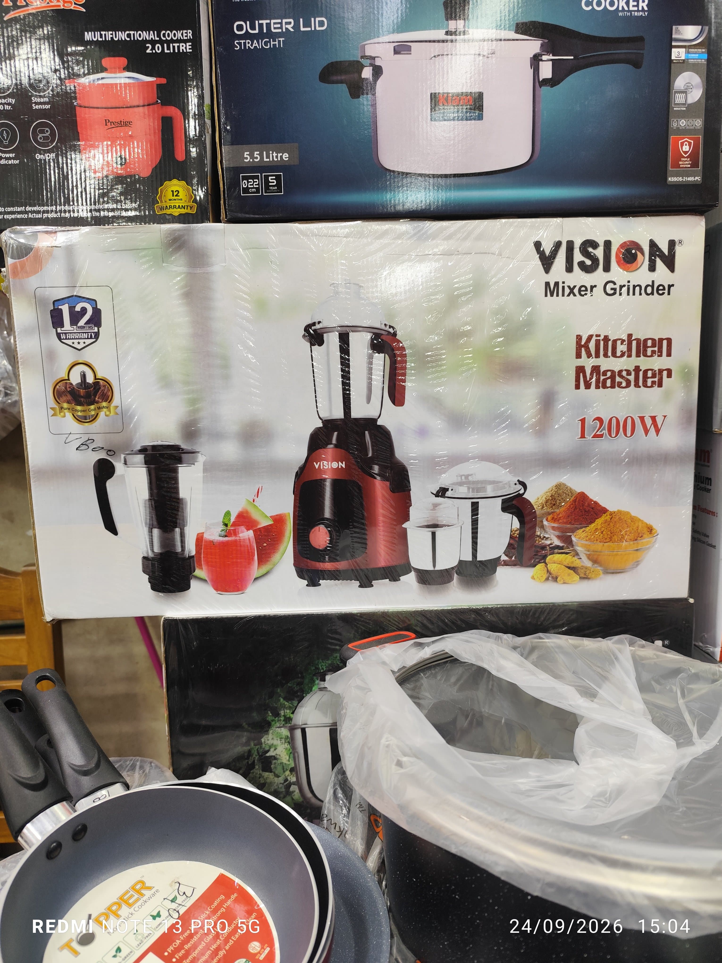 VISION Blender VIS-SBL-023 (KM 4in1) - 1200 Watt thumbnail 2