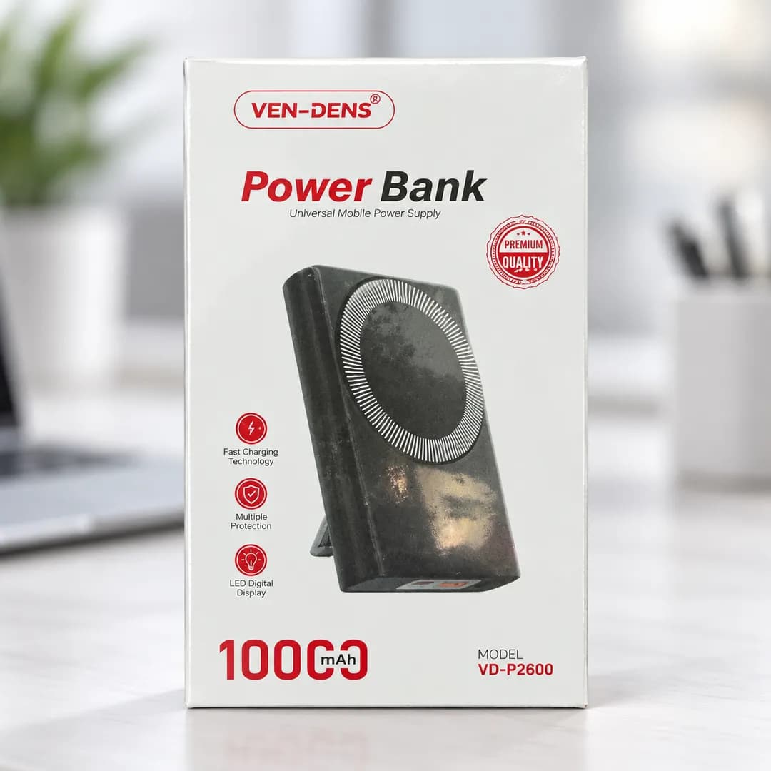 VEN-DENS VD-PB030 10000mAh Wireless Power Bank with Magsafe thumbnail 1