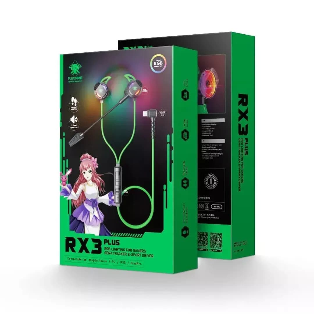 Plextone RX3 PLUS Wired Gaming Earphone thumbnail 2
