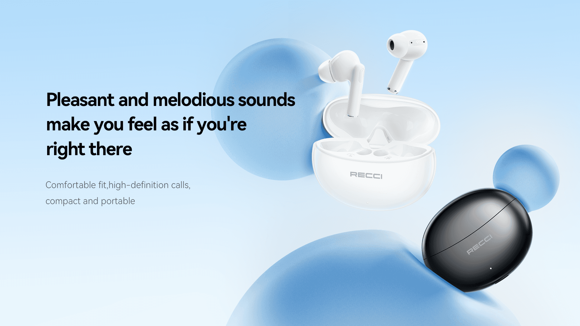 Recci REP-W99 wireless Melody earbuds
Quick Overview thumbnail 4