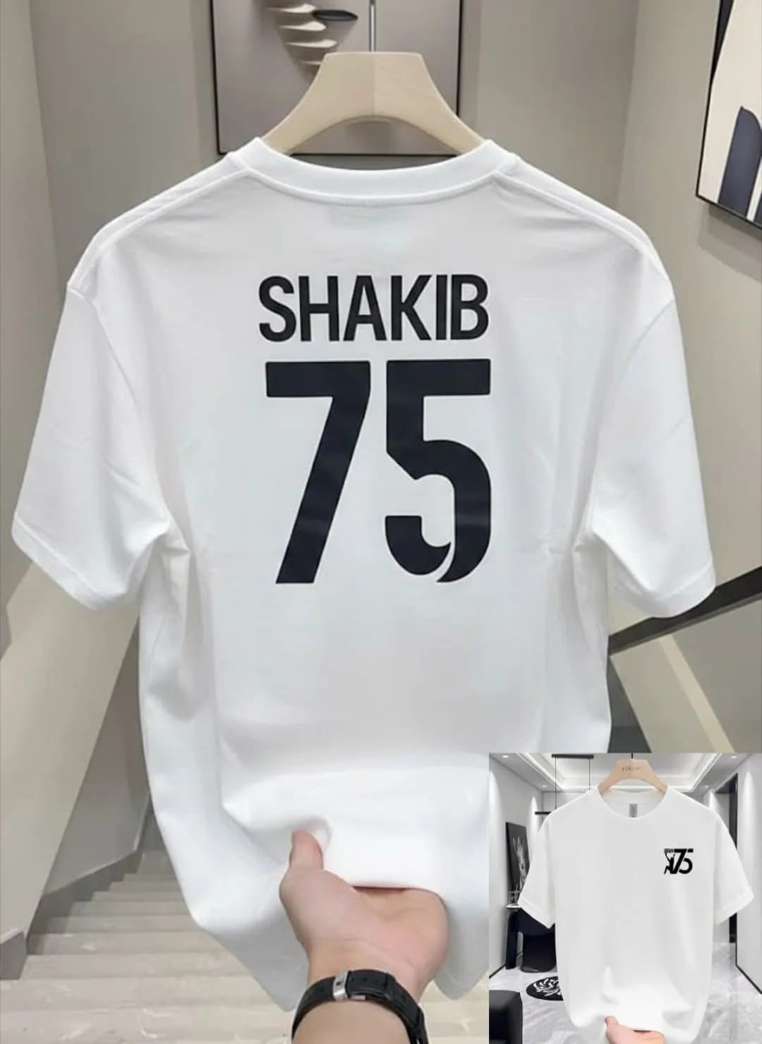 New drop shoulder t-shirt only for Shakib Al Hasan's fans thumbnail 2