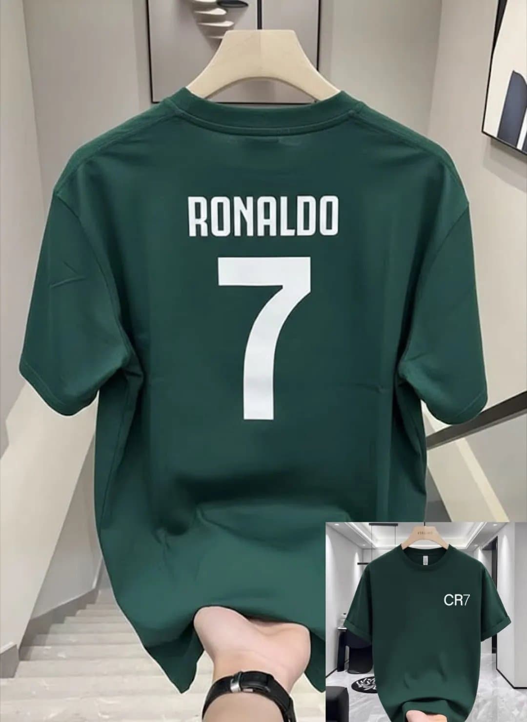 CR7 ড্রপ শোল্ডার টি-শার্ট thumbnail 4