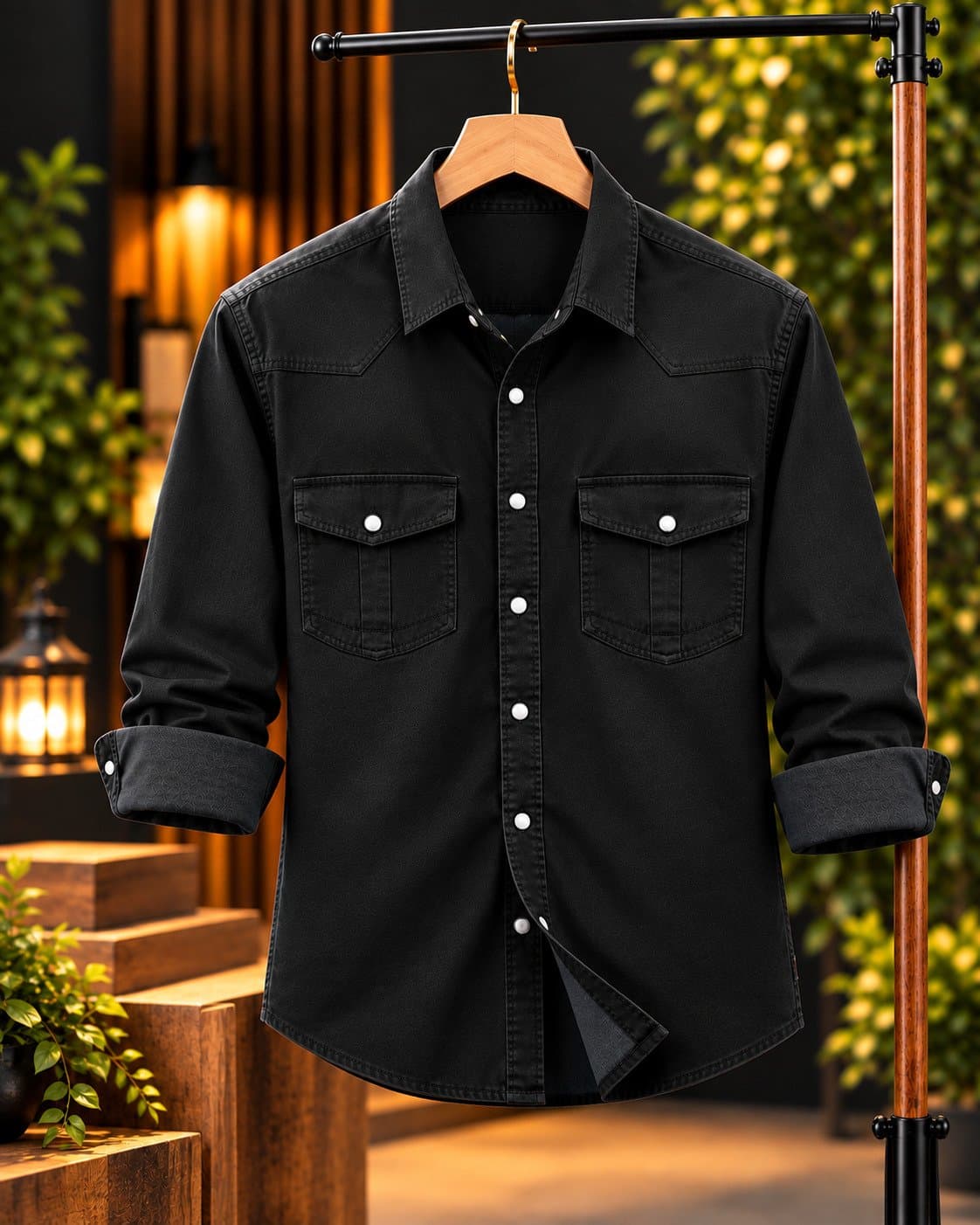 Premium Trendy Denim Shirt thumbnail 2