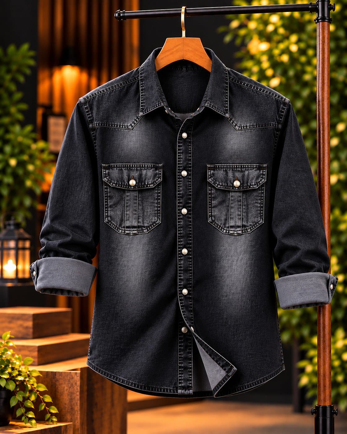 Premium Trendy Denim Shirt thumbnail 6