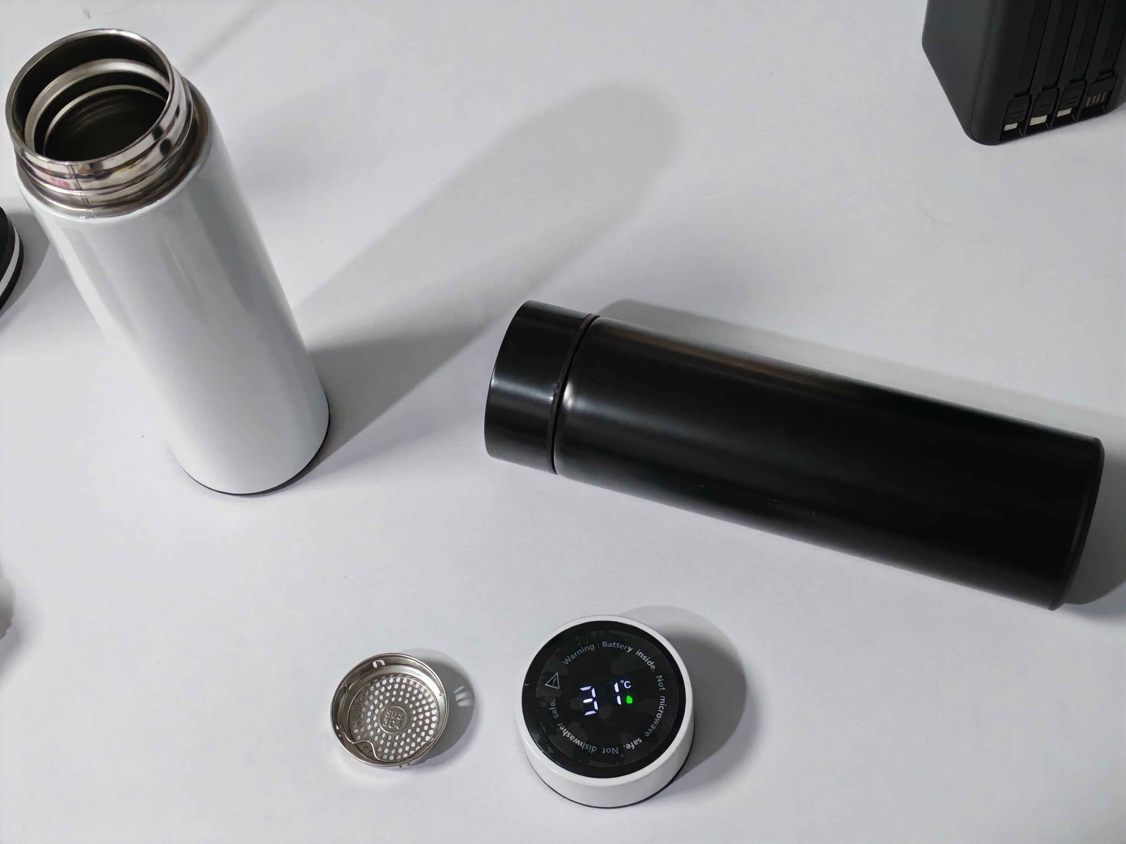 LED Display Stainless Steel Thermal Flask 500ml Multicolor thumbnail 2