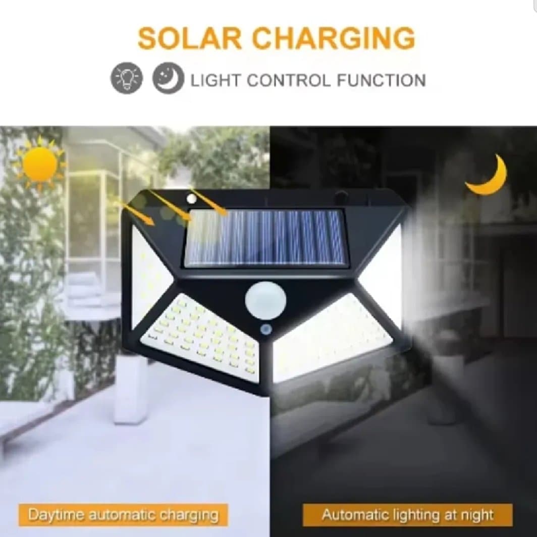 100 LED High Intensity Solar Security Lamp with Motion Detection | thumbnail 4