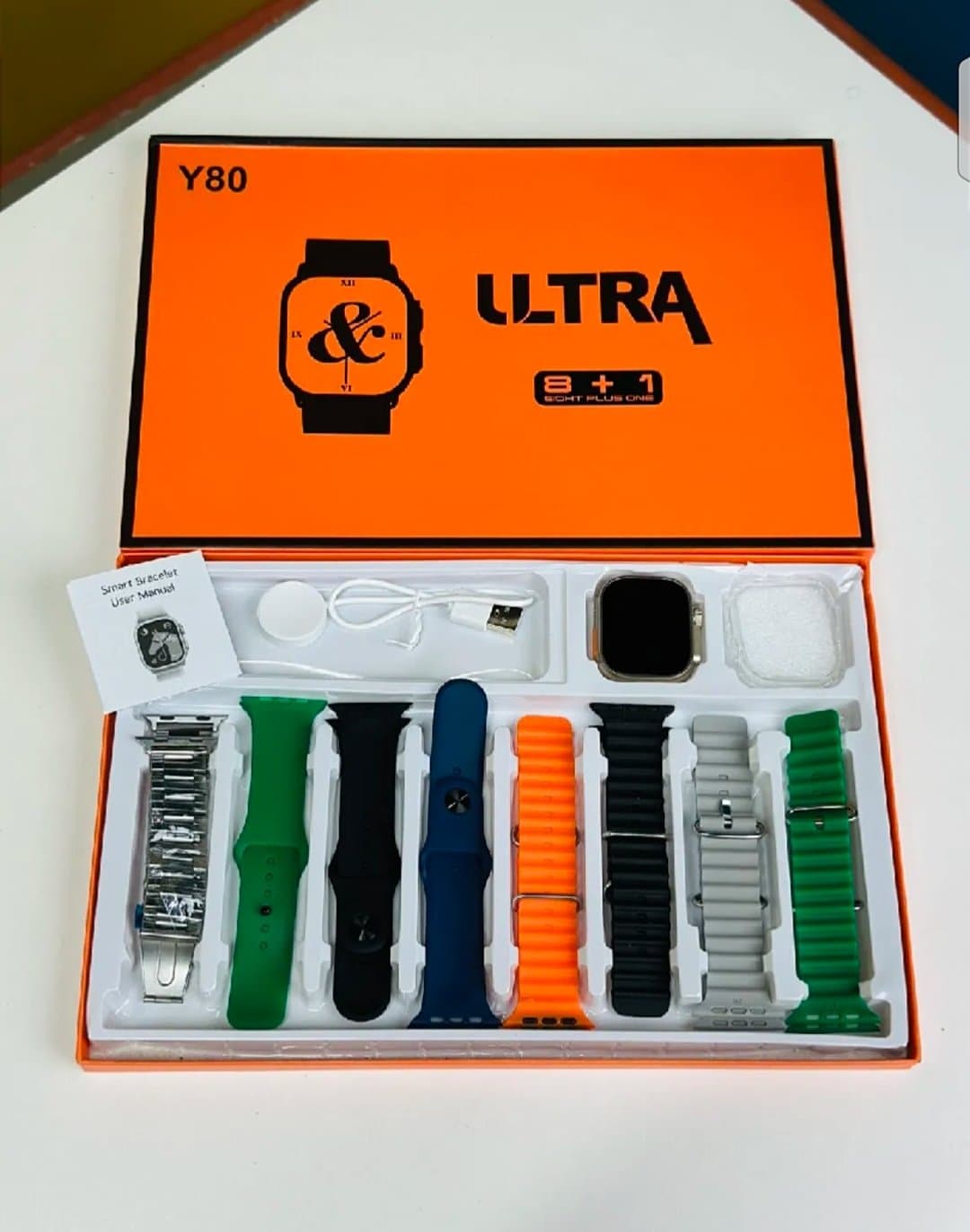 Y80 Ultra Smartwatch With 8 Strap thumbnail 3