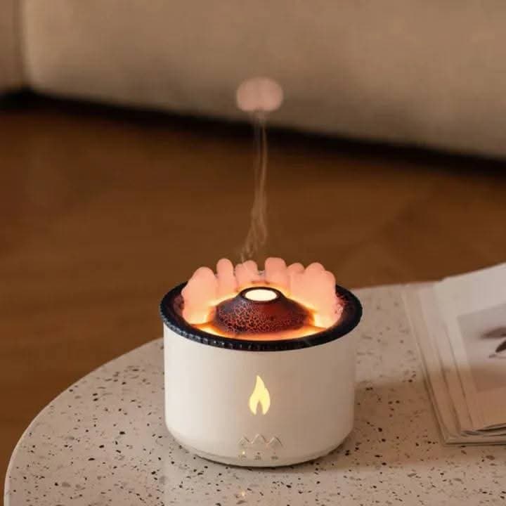 Volcanic Flame Aroma Diffuser Essential Oil 360ml USB Portable Air Humidifier Household Fog Essential Oil Automatic Sprayer thumbnail 4