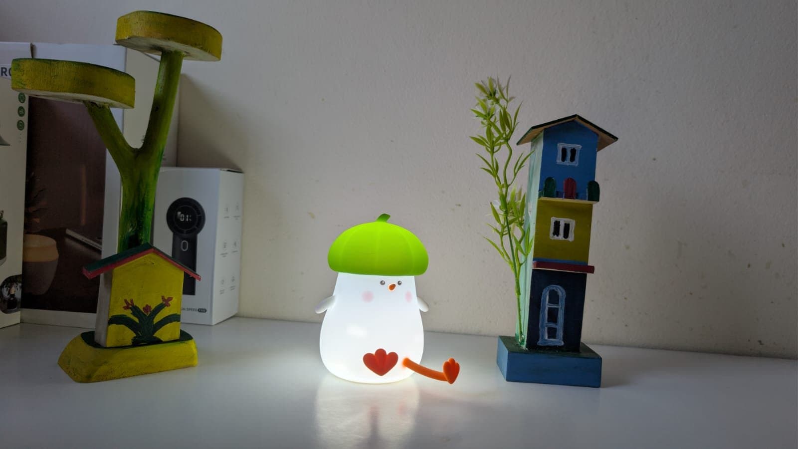 Chick Night Light, Chicken Shaped Lamp, Kids Bedroom Light, Chicken Shape Table Decorative Lamp for Living Room thumbnail 2