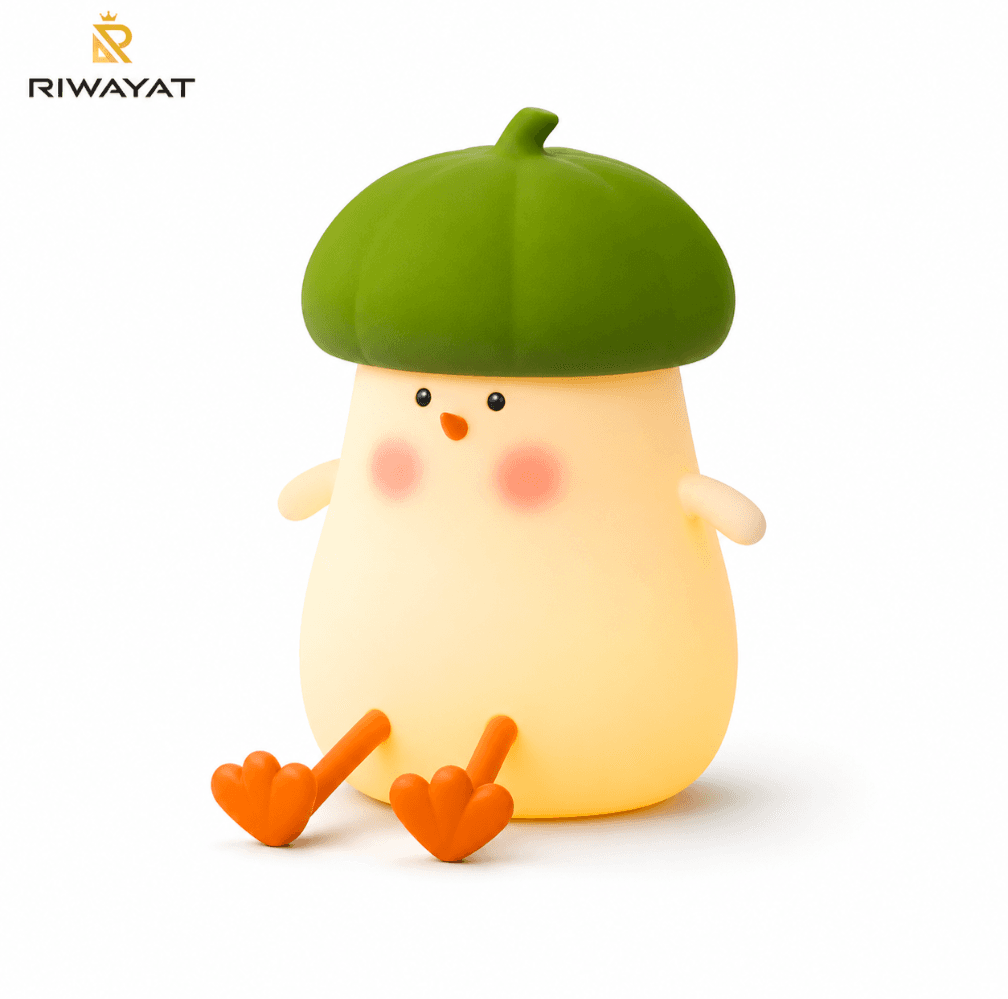 Chick Night Light, Chicken Shaped Lamp, Kids Bedroom Light, Chicken Shape Table Decorative Lamp for Living Room thumbnail 3