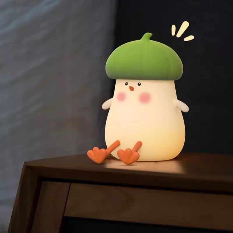 Chick Night Light, Chicken Shaped Lamp, Kids Bedroom Light, Chicken Shape Table Decorative Lamp for Living Room thumbnail 6
