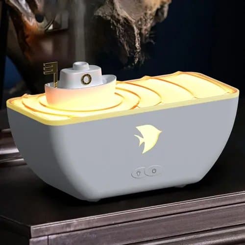 Brand: Generic
Flower Shaped Humidifier, Humidifier for Bedroom | Personal Desk Humidifier | Silent Humidifier with 7 Colorful Lights for Home and Sleep thumbnail 7
