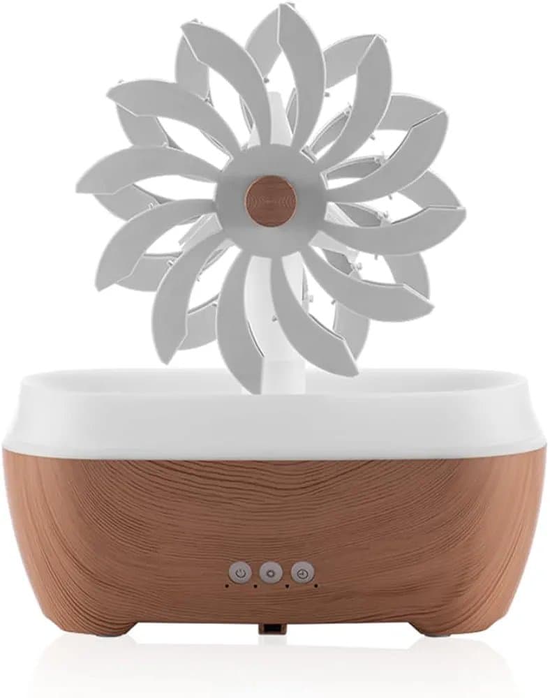 Plastic Oval Windmill Aroma Oil Diffuser, White, Corded Electric thumbnail 8