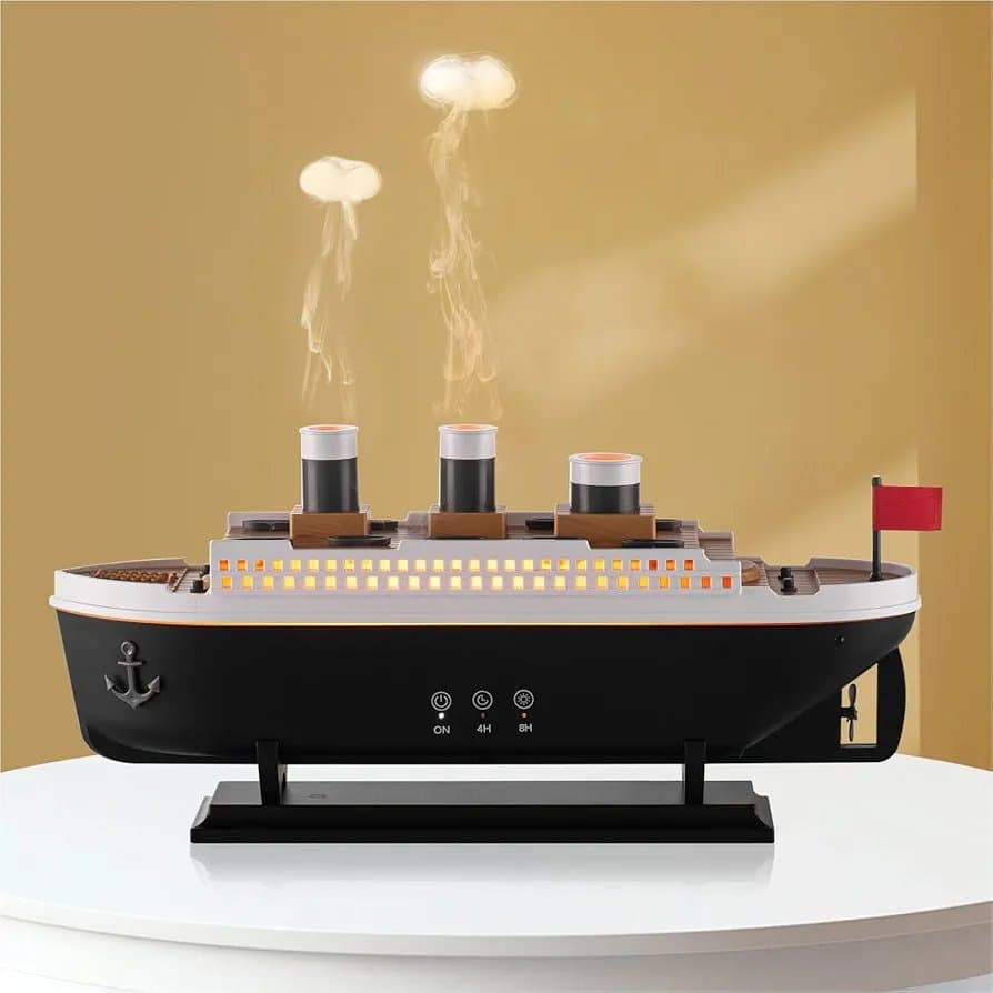 Aroma Diffuser Ship Cool Mist Humidifier with Remote Control thumbnail 5