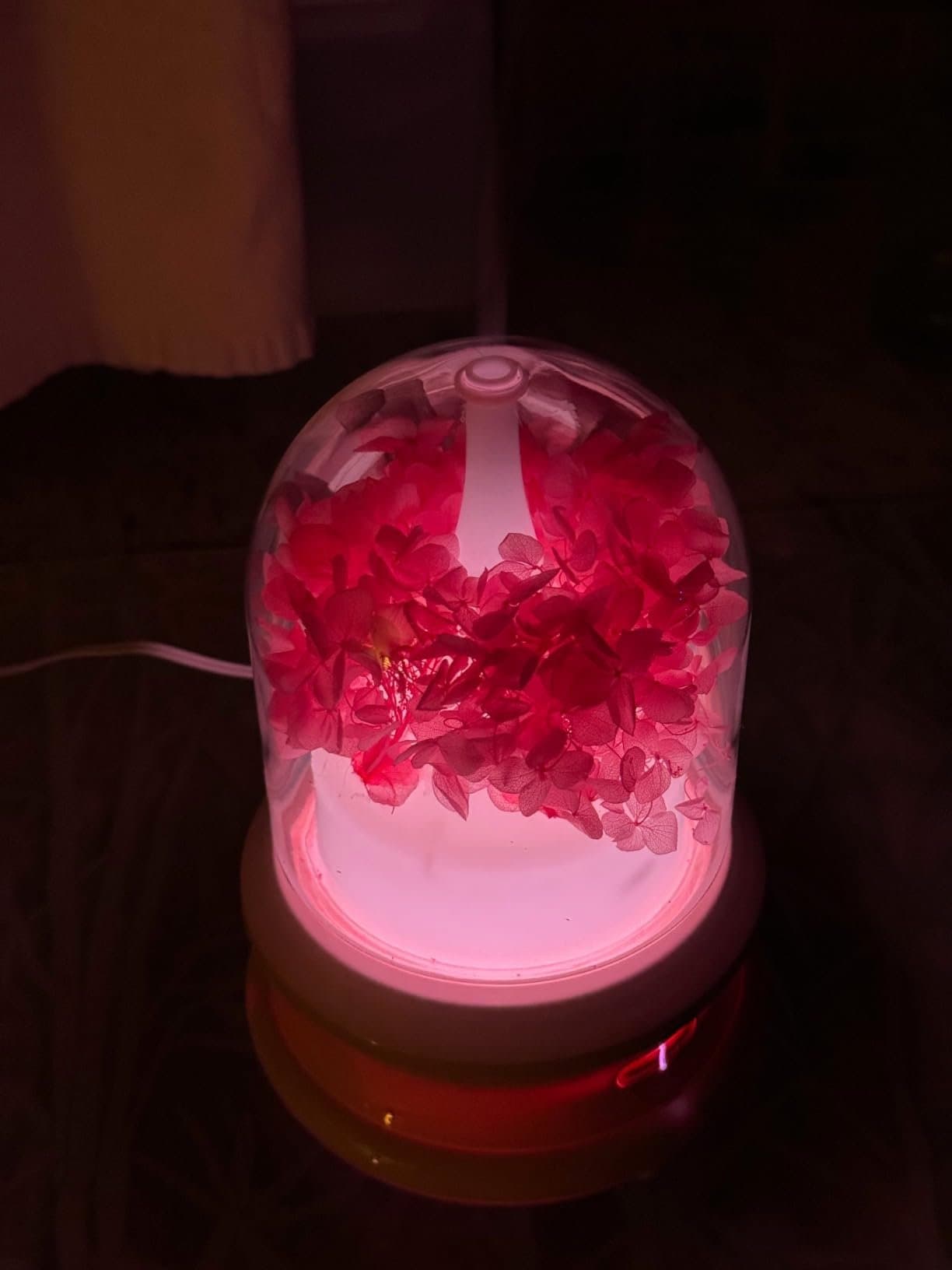 Brand: SLYHHZHMY
Colorful Night Light Aroma Humidifier Color Changing Silent Portable Aroma Diffuser Suitable for Home, Bedroom and Office (Powder) thumbnail 2