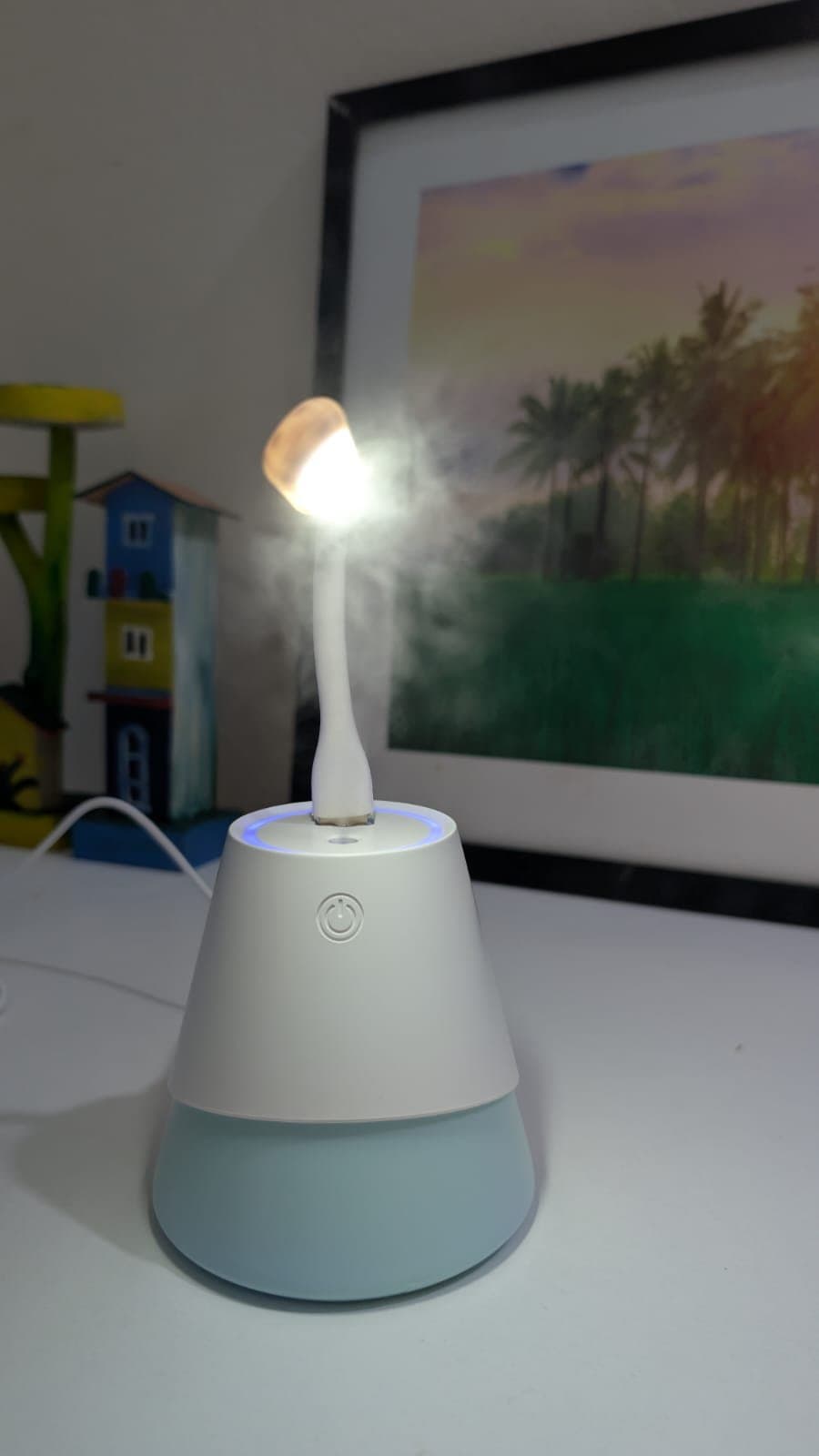 3-in-1 Iceberg Humidifier with USB Fan & LED Light thumbnail 4