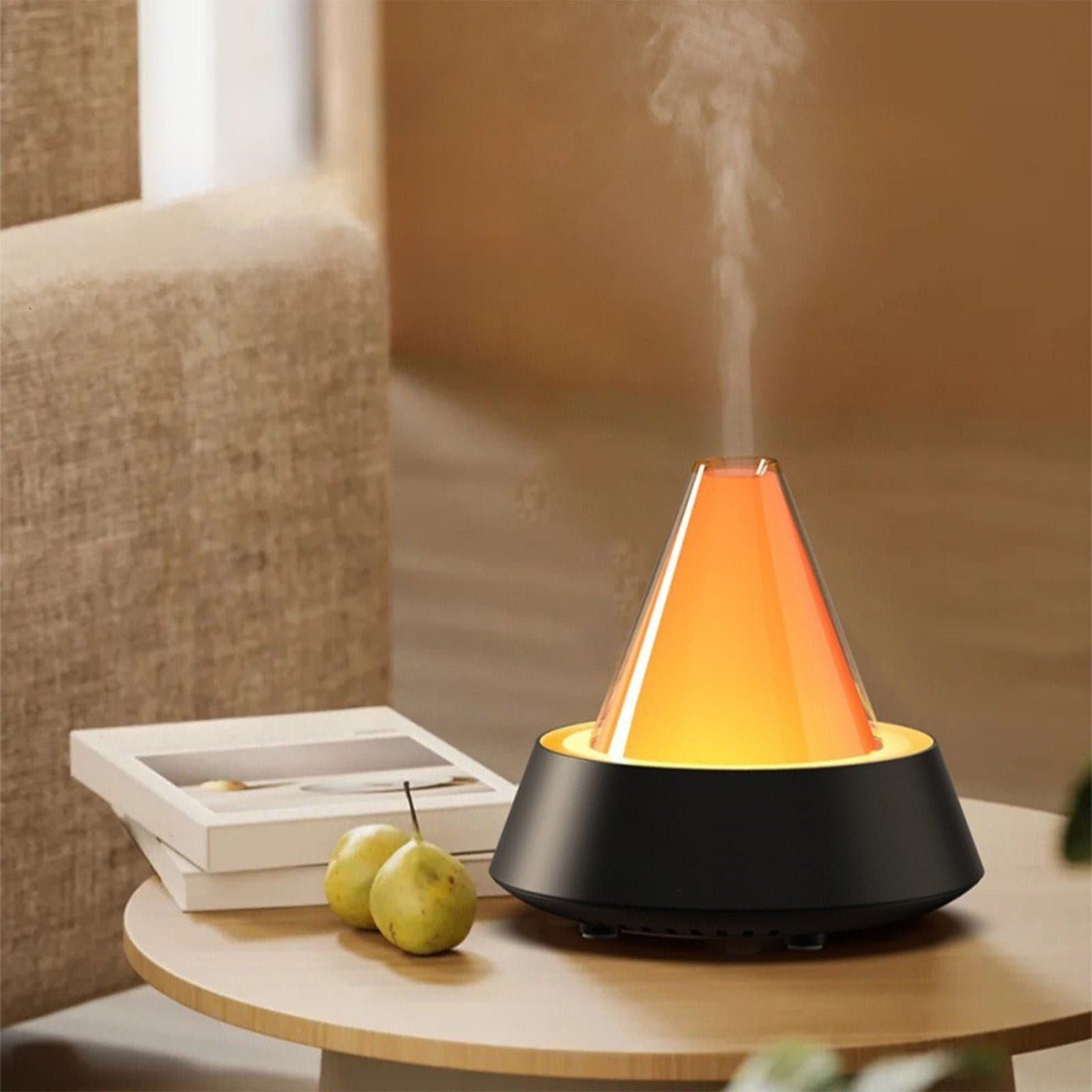 Humidifier for Bedroom Small Desktop Aromatherapy Diffuser with Automatic Spray Mute Operation Colorful Gradient Light 4.72 in 228 g thumbnail 3