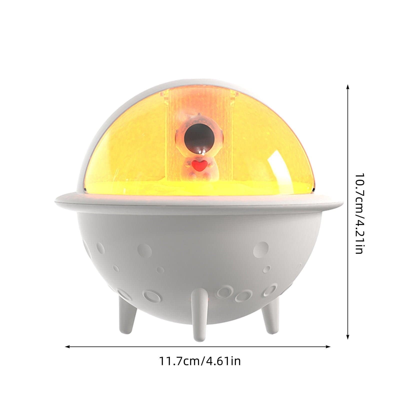 Creative 350ML Space Man Planet Humidifier Cool Mist Ultrasonic Mist Sprayer With Romantic Warm Light thumbnail 2