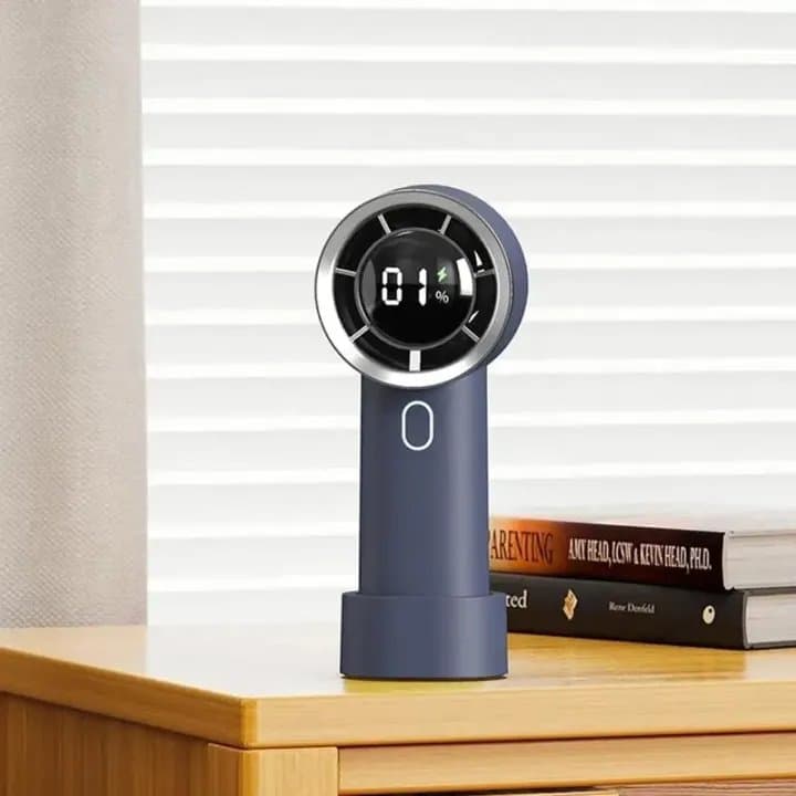 Hand Held Fan 1000mAh USB Mini Cooling Fan Rechargeable Small Hand Fan Pocket Desk Fan Personal Fan For Kids Girls Women Men thumbnail 2