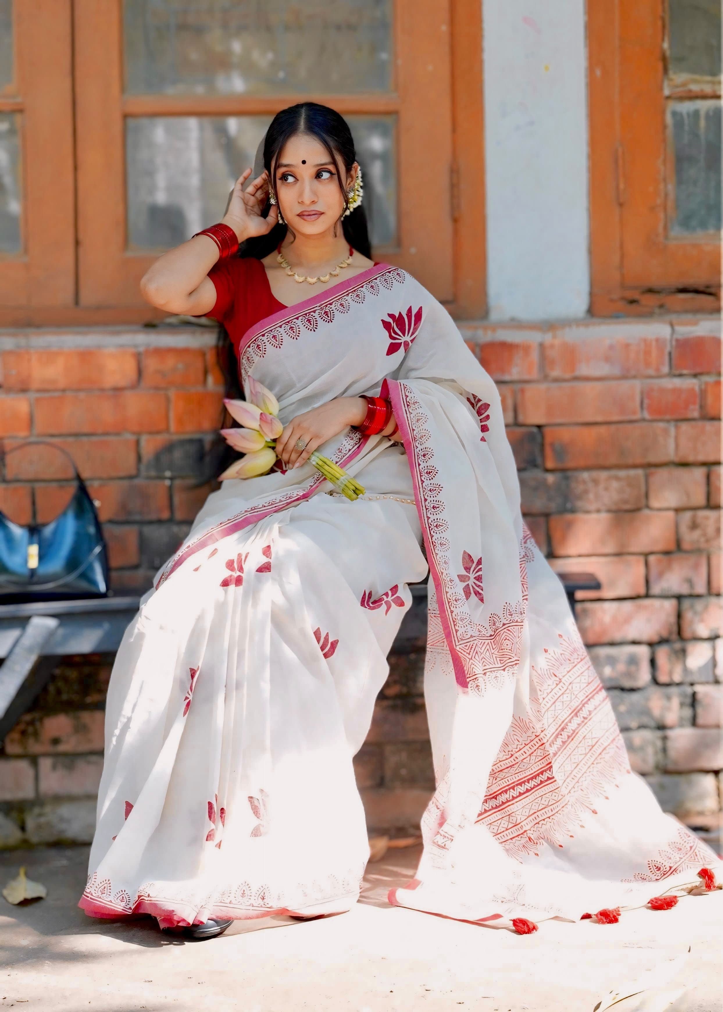পদ্ম শাড়ি🪷 thumbnail 3