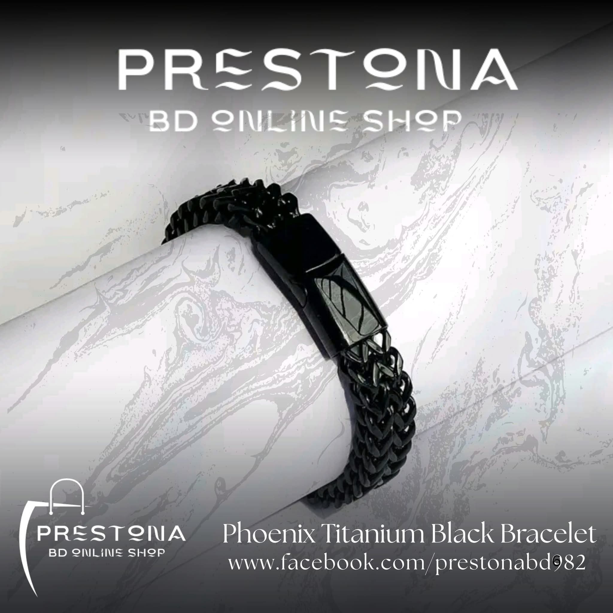 Phoenix Titanium silver Bracelet 12mm