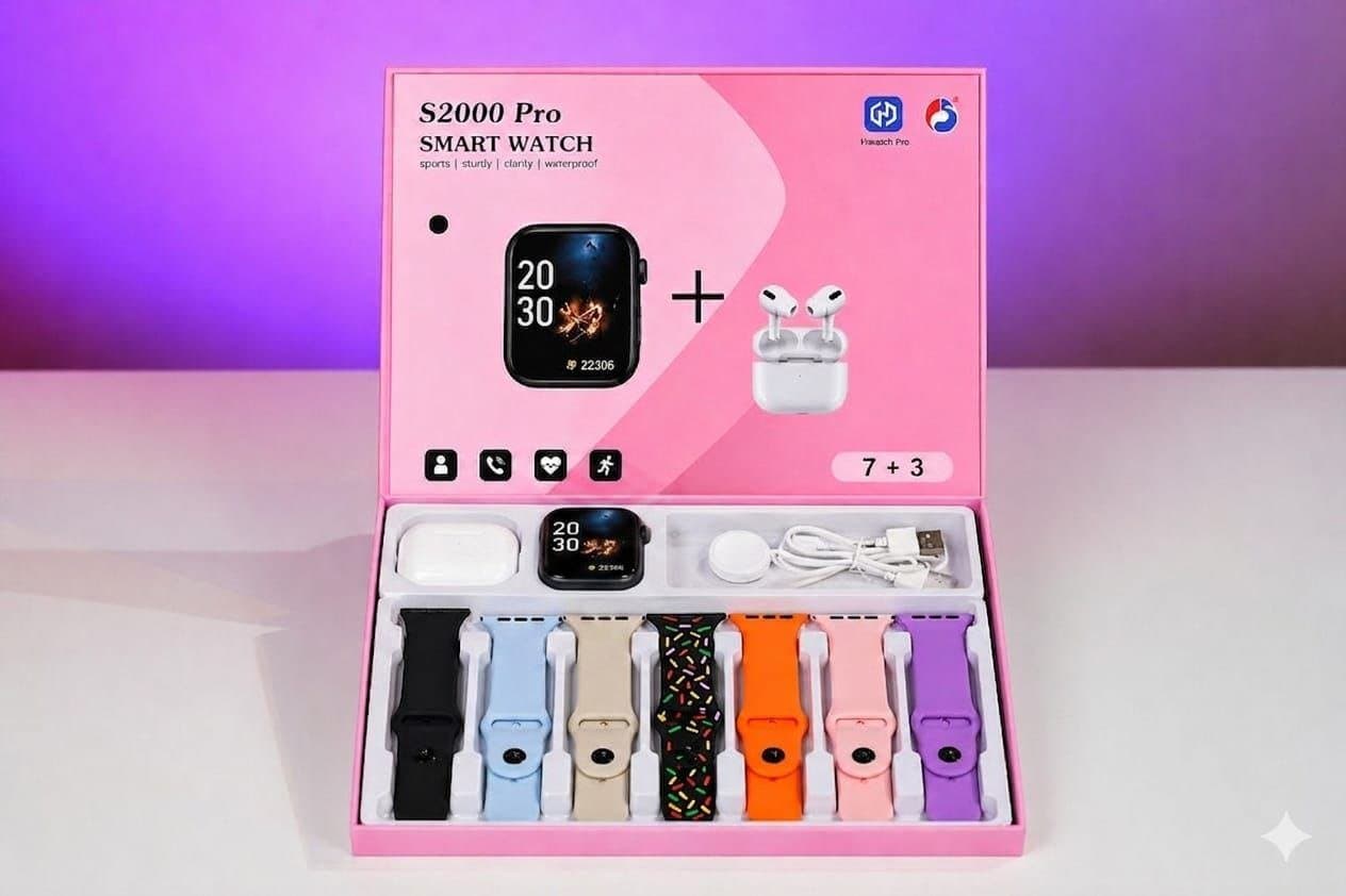 ⌚ S2000 Pro Smart Watch – স্টাইল ও স্মার্টনেস একসাথে! 🔥