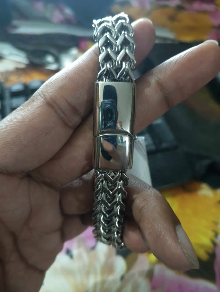 Phoenix Titanium silver Bracelet 12mm