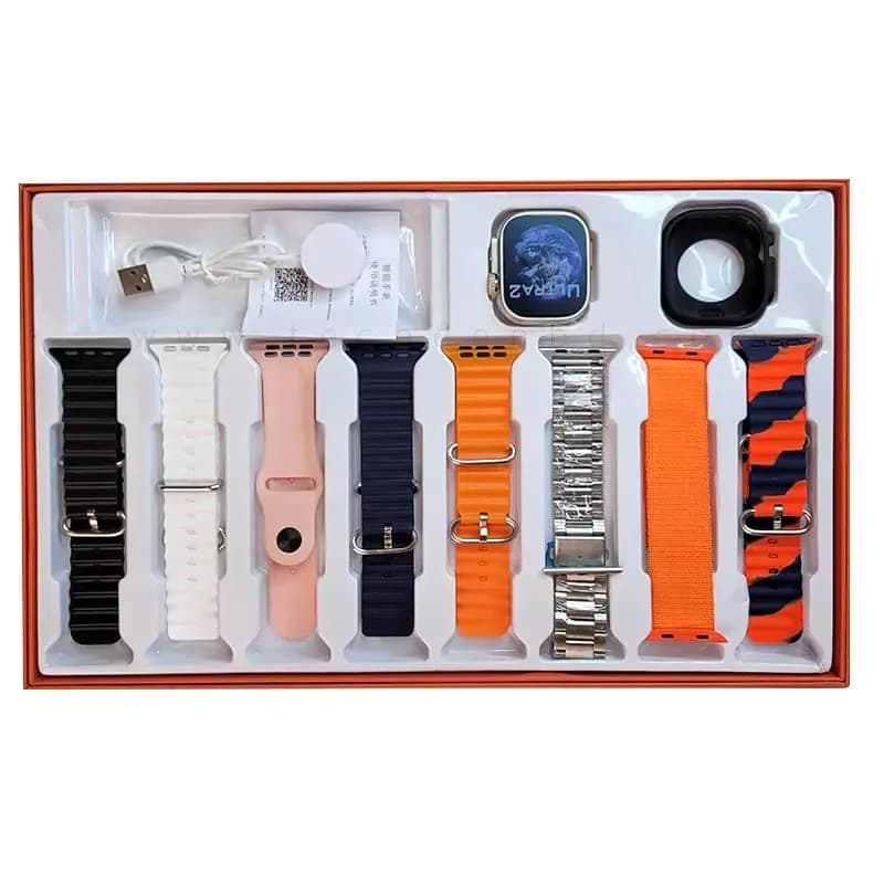 Y80 Ultra Smartwatch with 8 Strap In Bangladesh