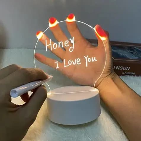 3D circle lamp- Acrylic LED Lamp