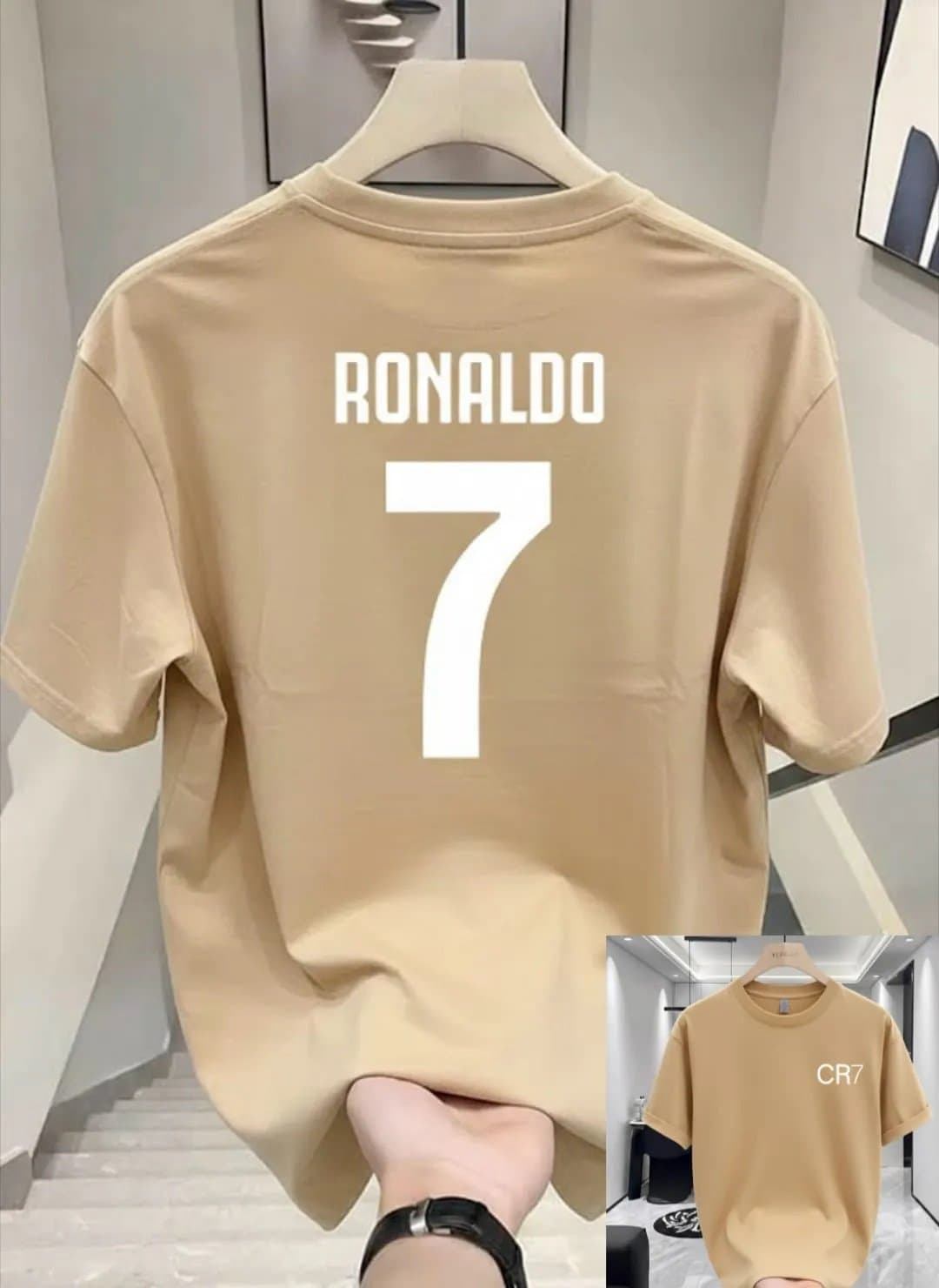 CR7 ড্রপ শোল্ডার টি-শার্ট